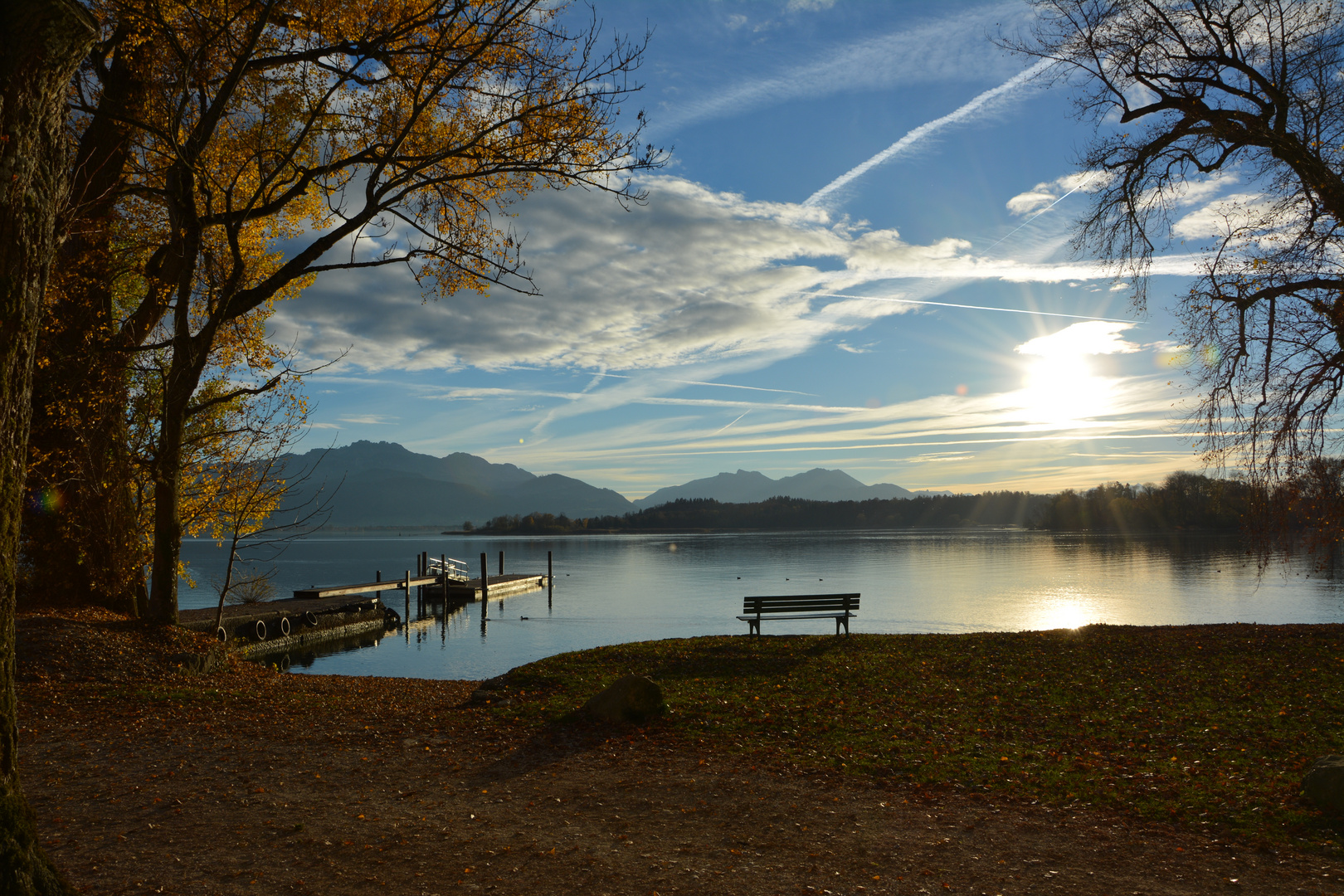 Herbst auf dem Chiemsee