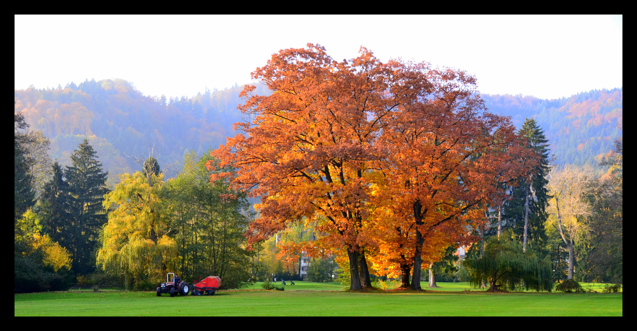 " Herbst auf dem Platz "