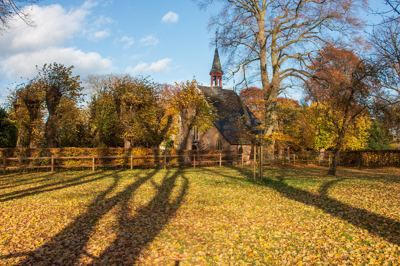 Herbst auf dem Xantener Fürstenberg