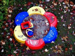 Herbst auf der Baustelle