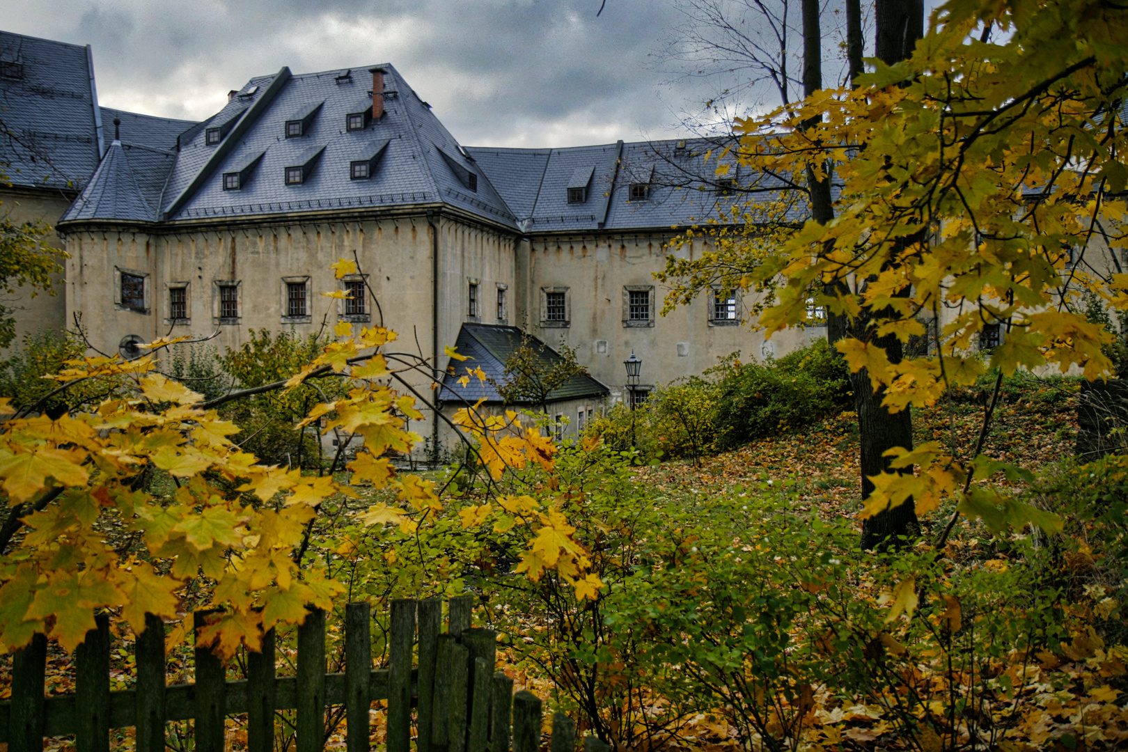 Herbst auf der Festung Königstein