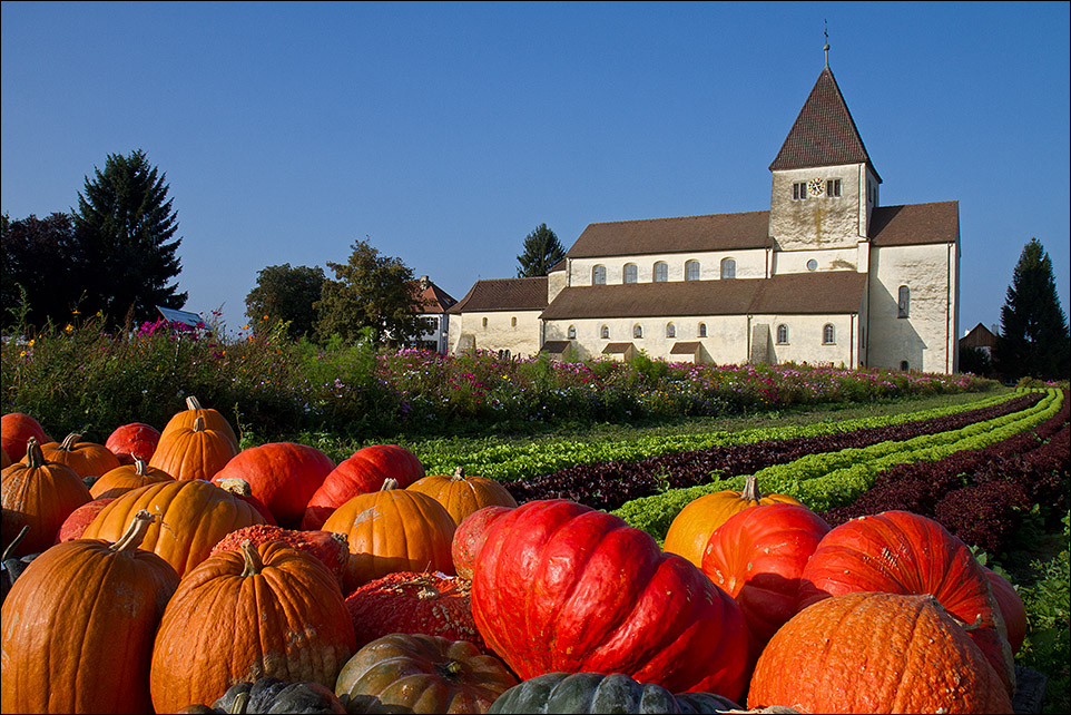 Herbst auf der Insel Reichenau