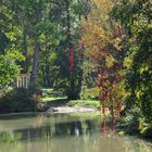 Herbst auf der Liebesinsel in Abensberg