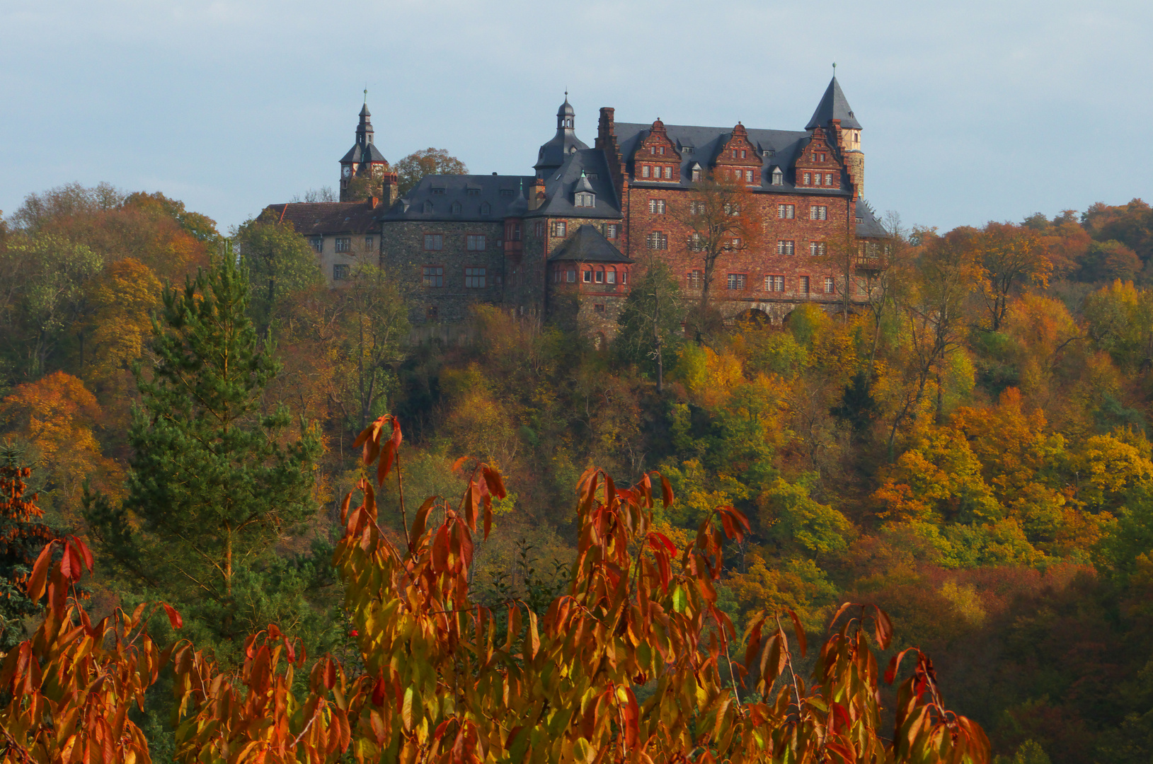 Herbst auf der Rammelburg