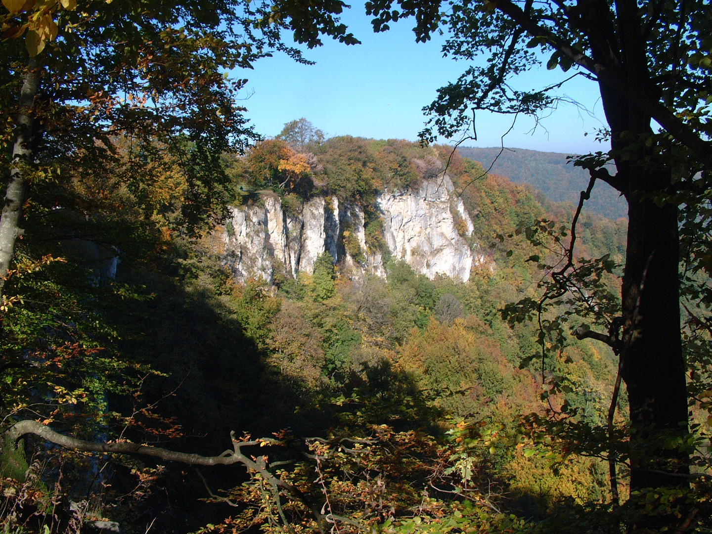 Herbst auf der schwäbischen Alb bei Bad Urach.