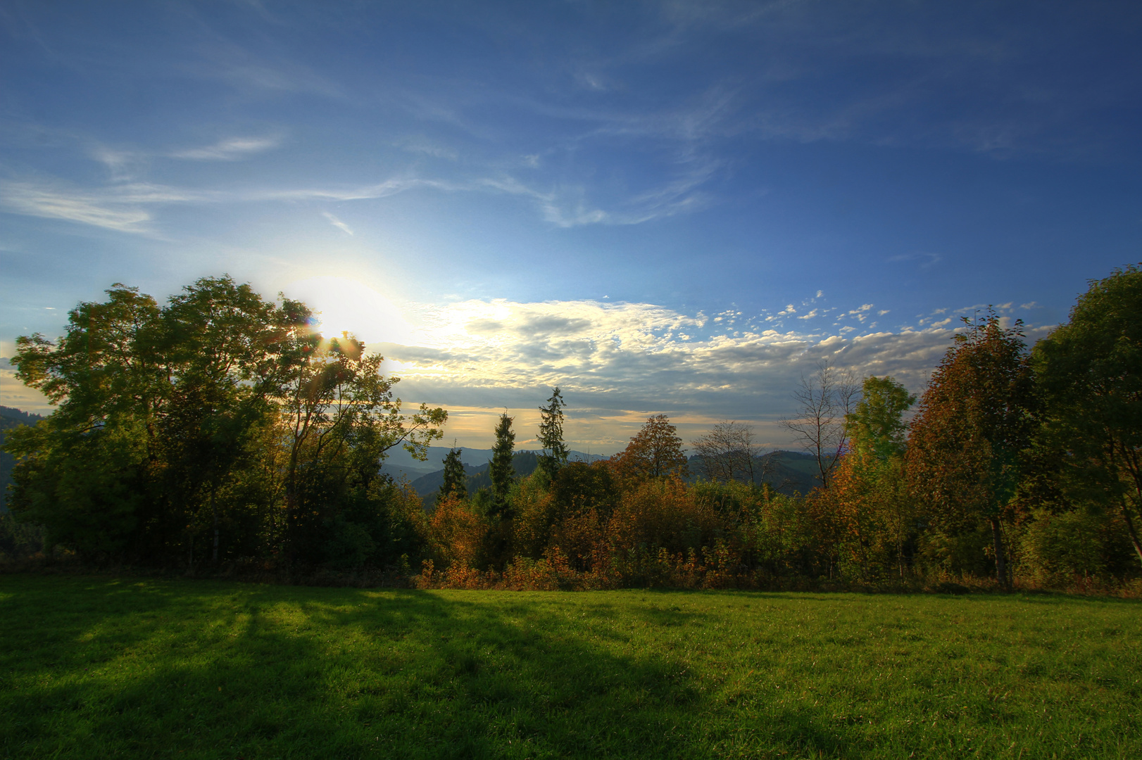 Herbst auf einer Schwarzwaldanhöhe