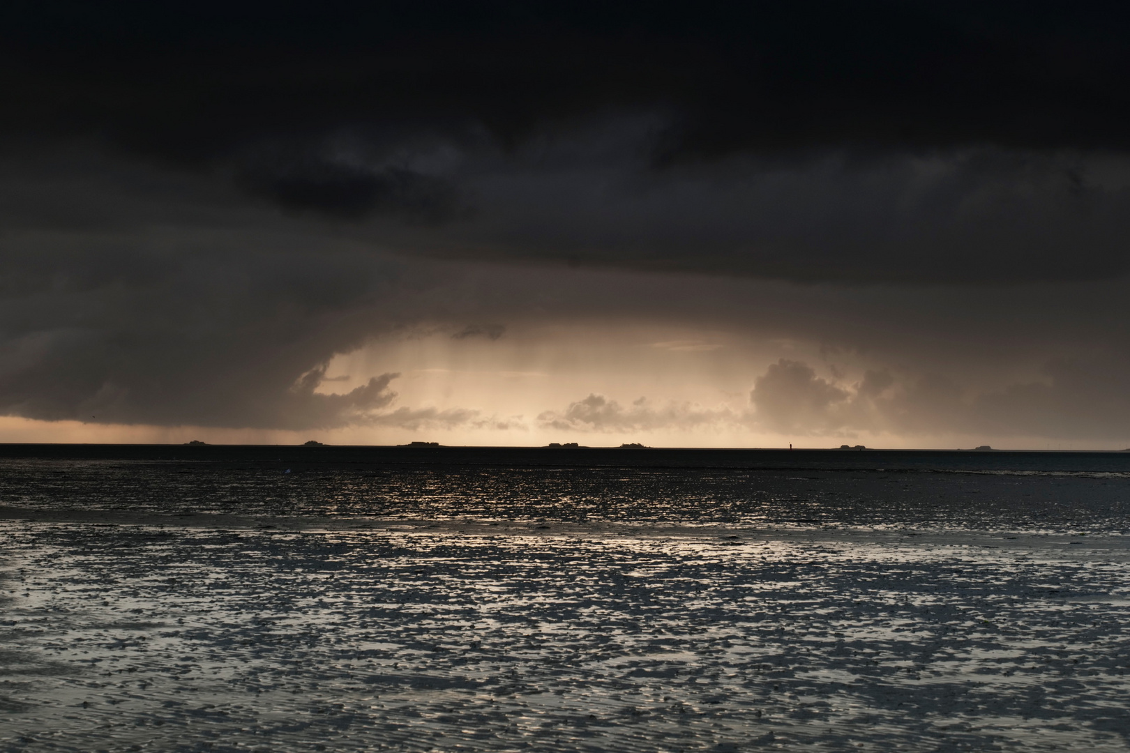 Herbst auf Föhr - Blick auf Langeneß