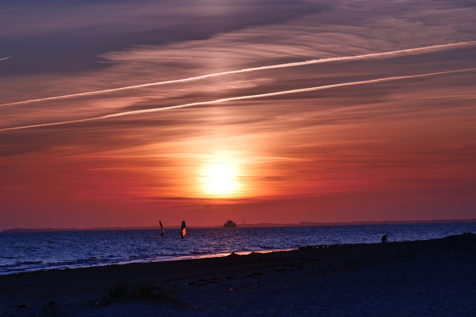 Herbst auf Föhr - Sonnenuntergang