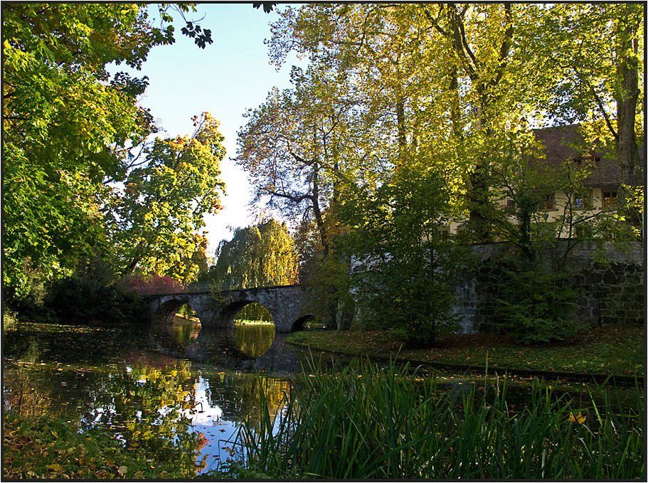 Herbst auf Schloss Landshut