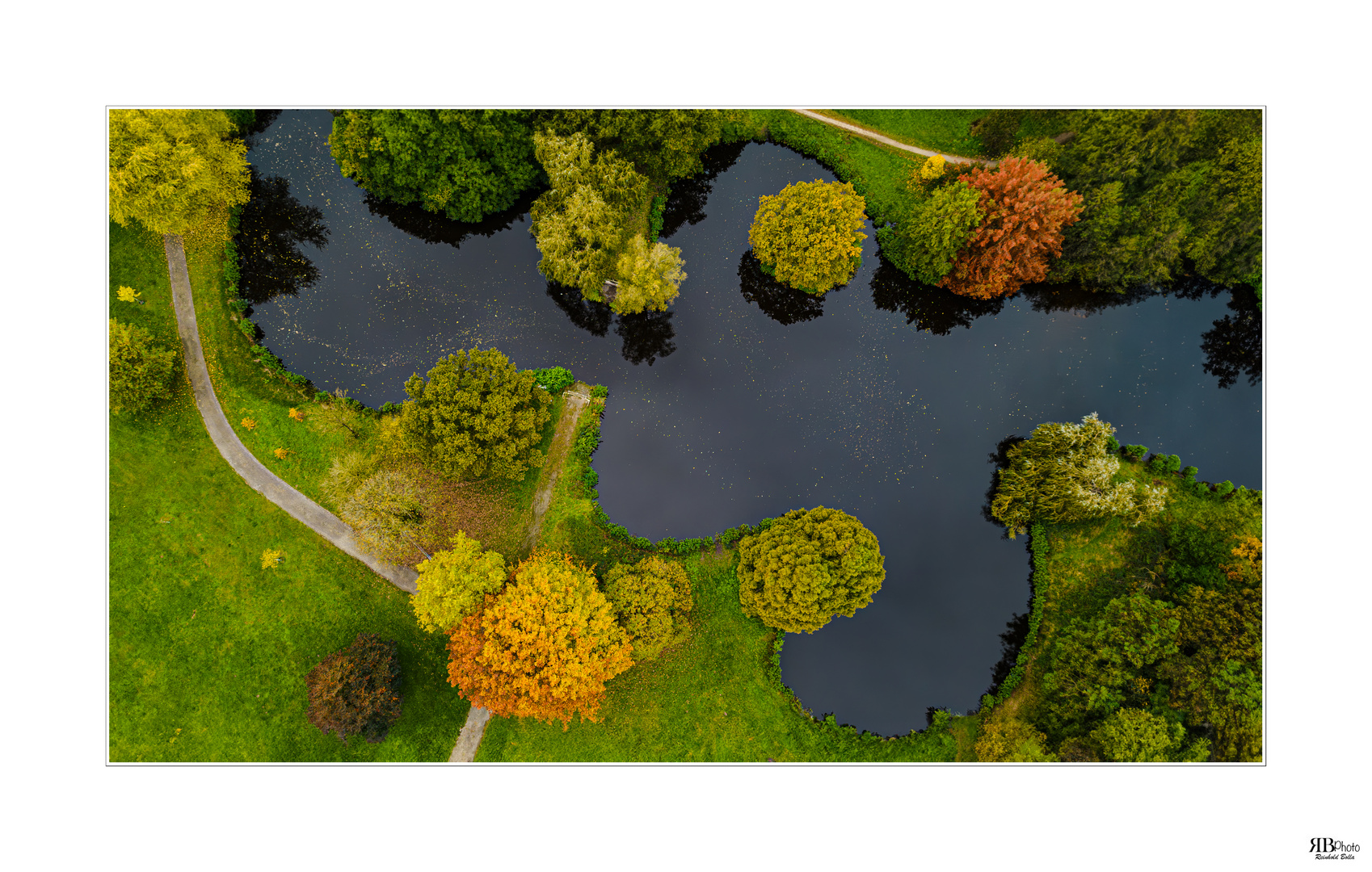 Herbst aus der Vogelperspektive