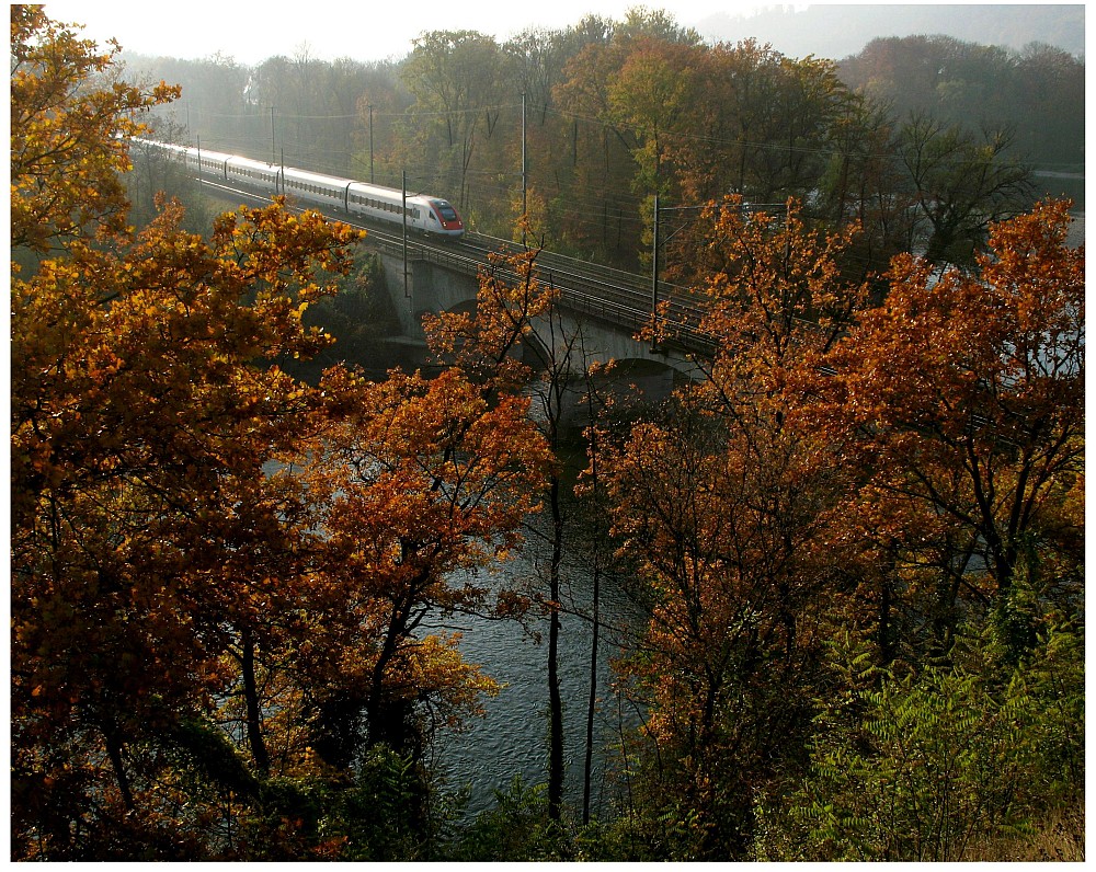 Herbst bei der Brücke