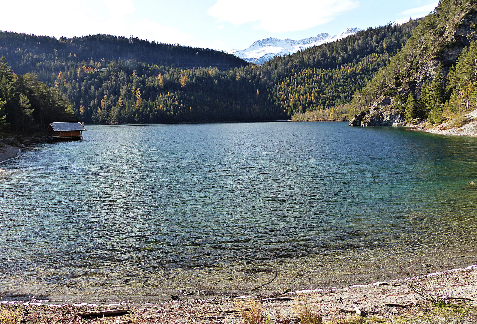 Herbst beim Blindsee in Österreich