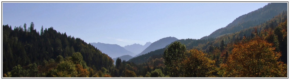 Herbst beim "Feurigen Tatzlwurm" bei Oberaudorf