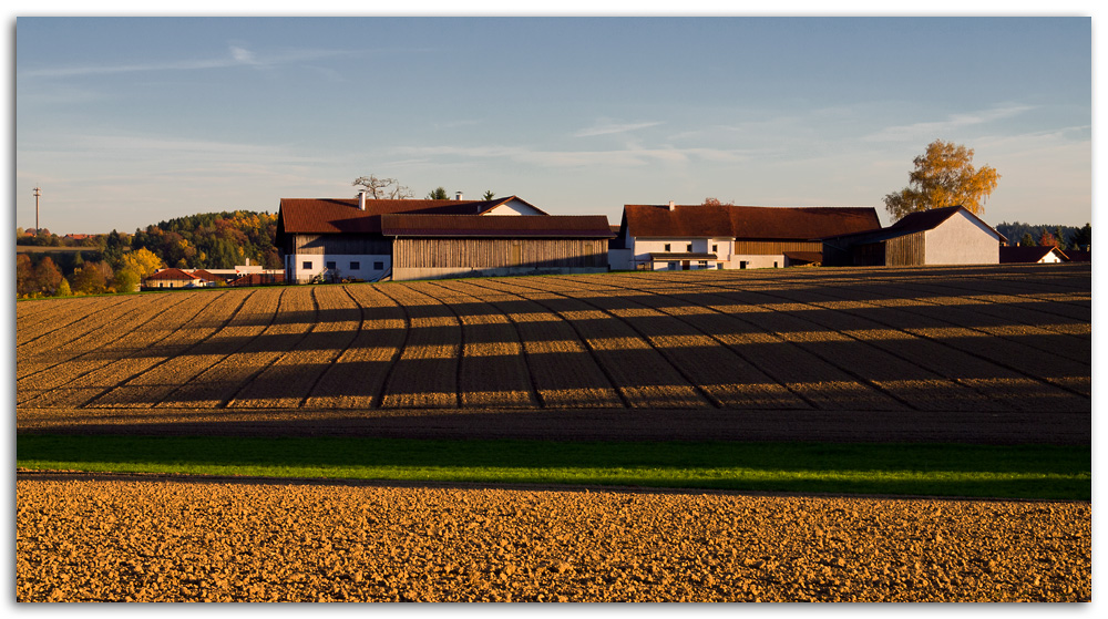 Herbst, die Tage werden kürzer, die Schatten immer länger.