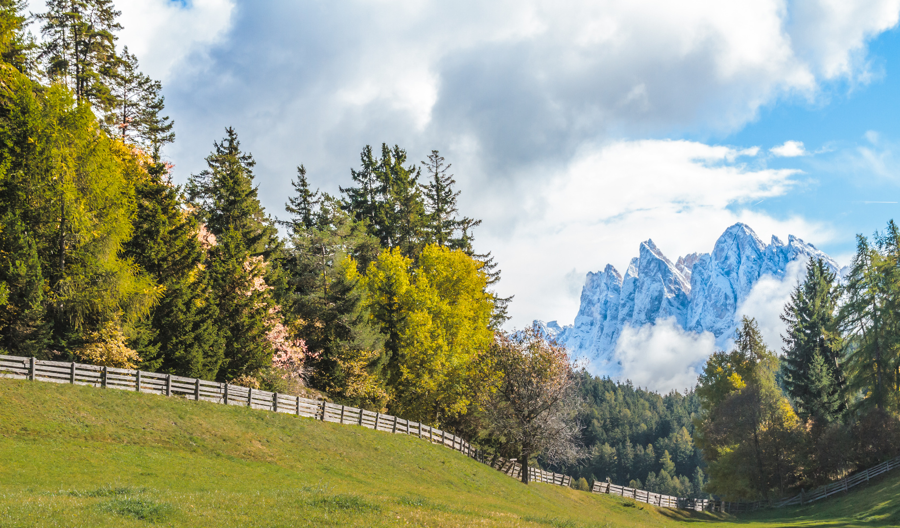 Herbst Dolomiten 