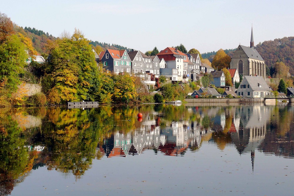 Herbst-Idylle am Beyenburger Stausee