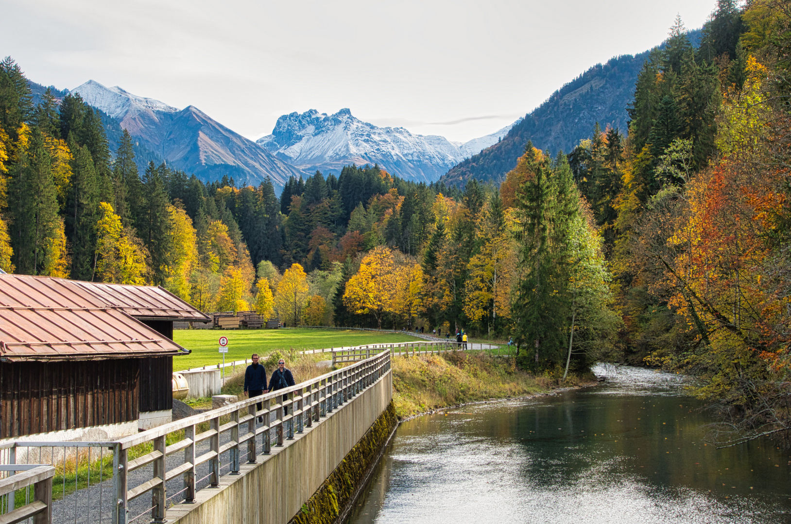 Herbst im Allgäu bei schönstem Wanderwetter