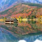 Herbst im Almtal - Bootshaus