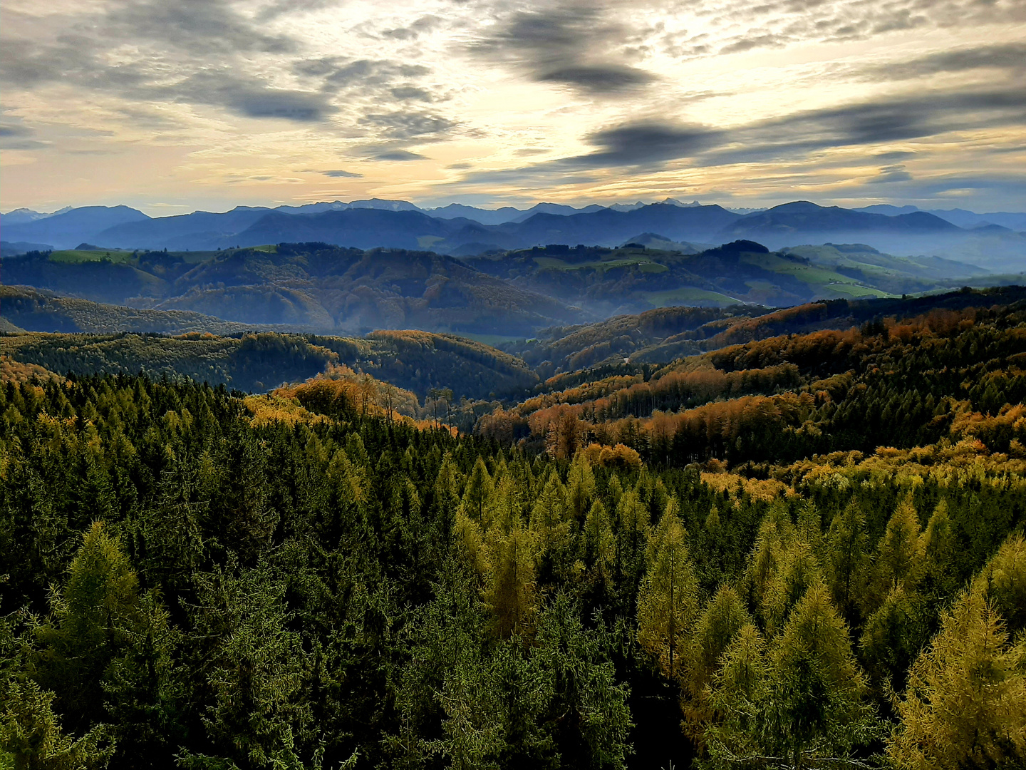 Herbst im Alpenvorland.