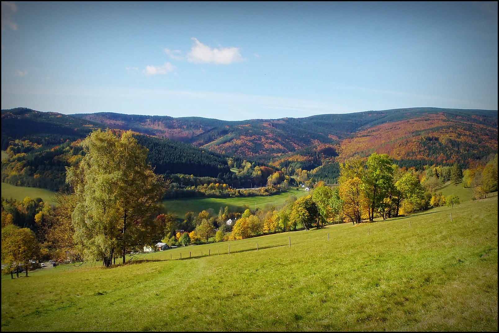 Herbst im Altvatergebirge