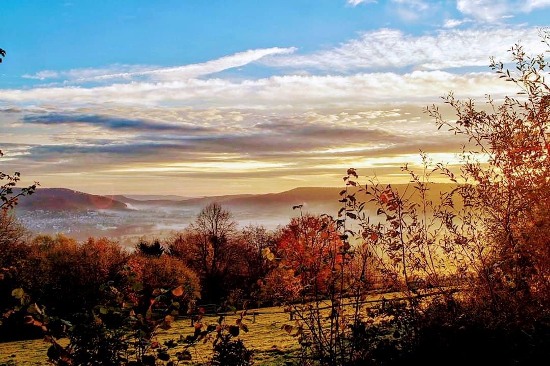 Herbst im Bad Pyrmonter Tal im Weserbergland