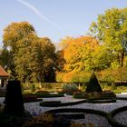 Herbst im Barockgarten von Schloss Wolfsburg