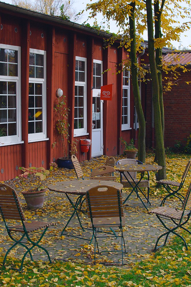 Herbst im Biergarten