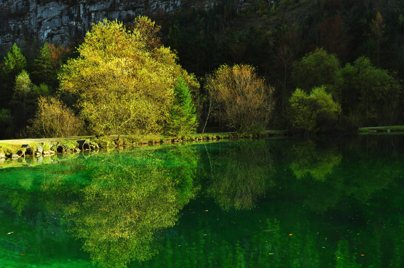 Herbst im Bluntautal