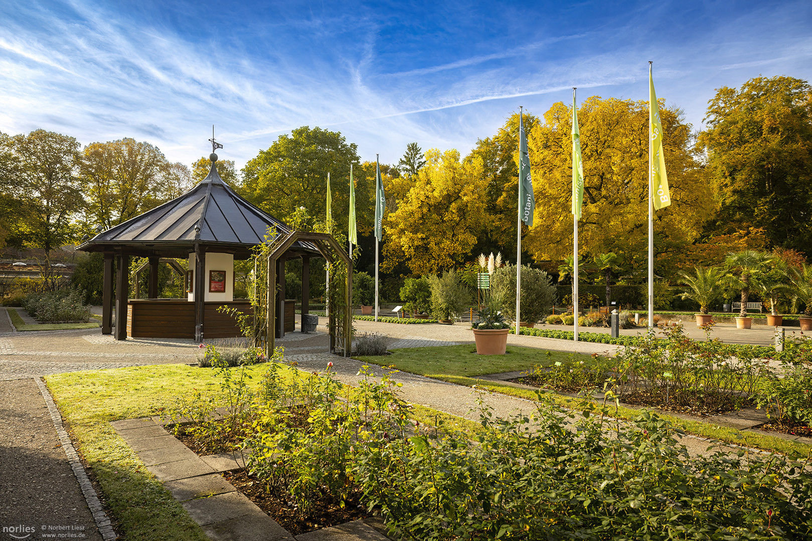 Herbst im Botanischen Garten Augsburg