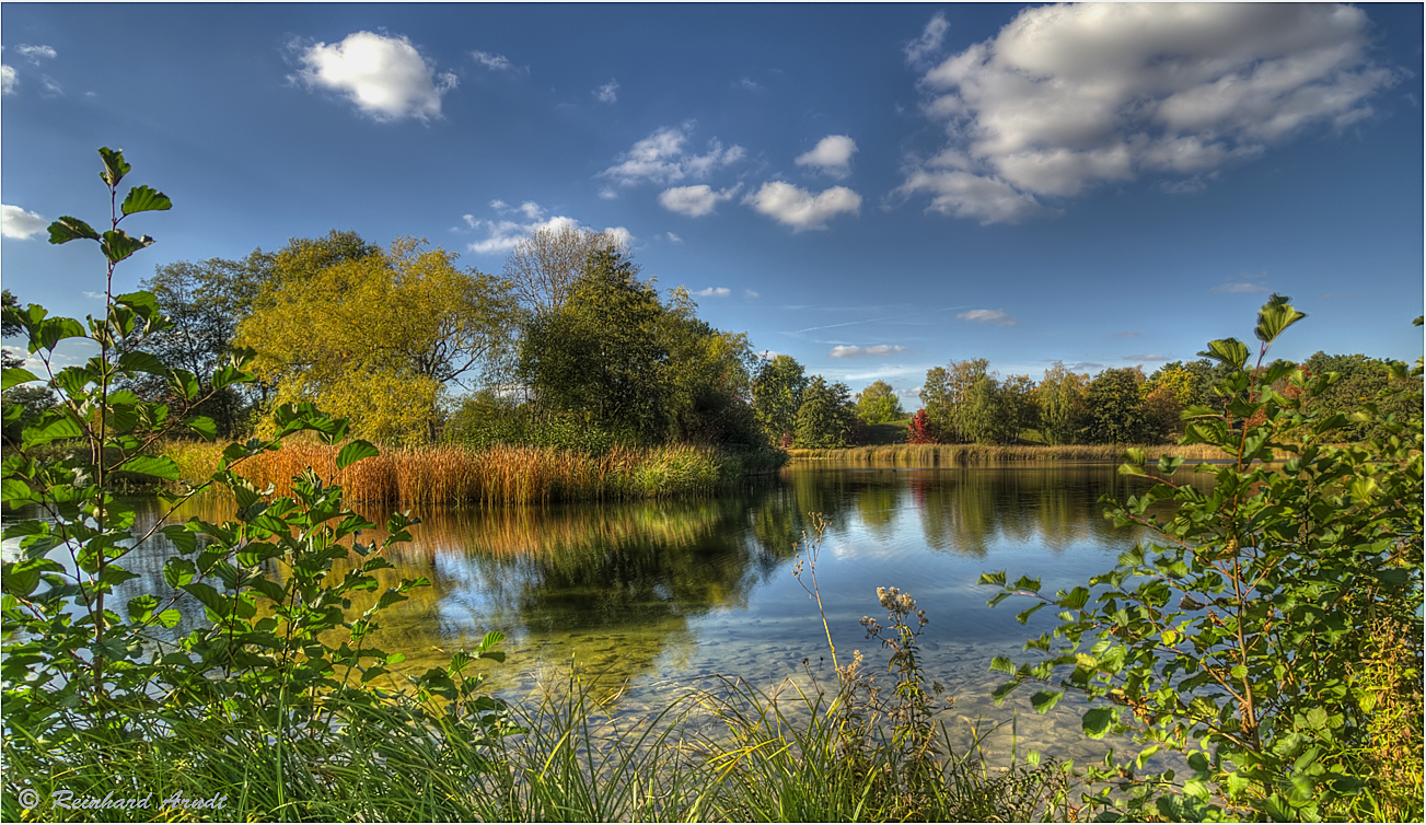 Herbst im Britzer Garten Foto & Bild natur, herbst, see Bilder auf