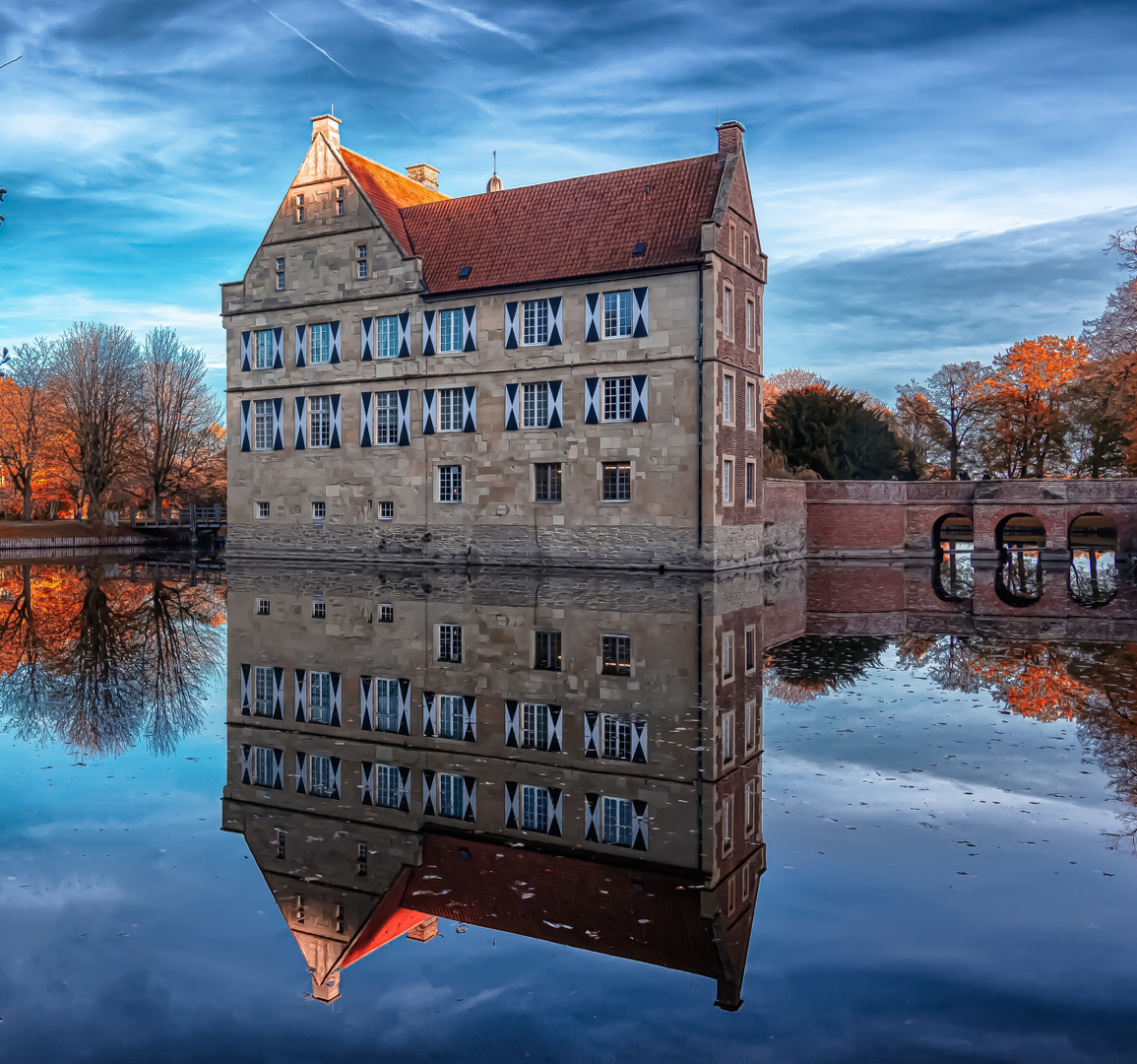 Herbst im Burg Hülshoff 