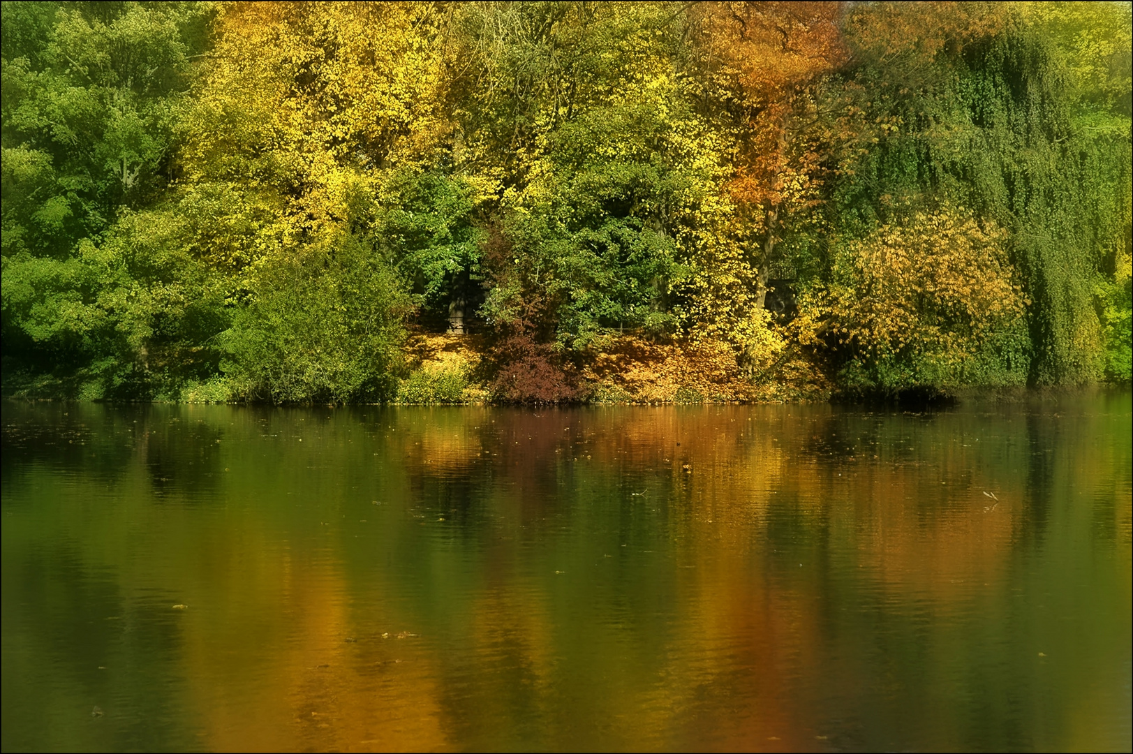 Herbst im Düsseldorfer Volksgarten