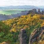 Herbst im Elbsandsteingebirge