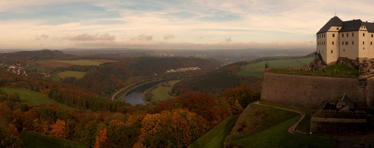 Herbst im Elbsandsteingebirge