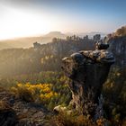 Herbst im Elbsandsteingebirge