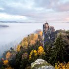 Herbst im Elbsandsteingebirge