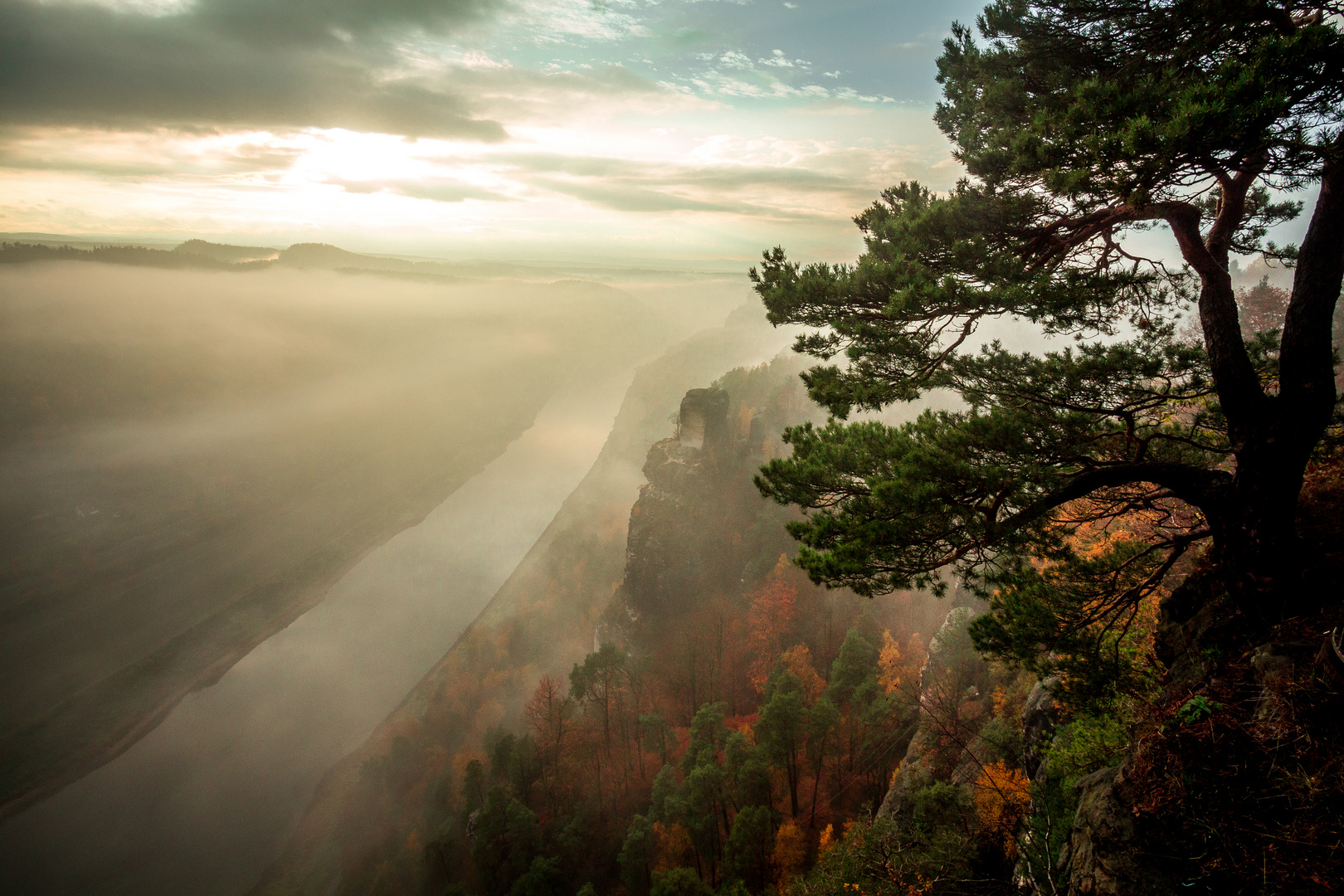 Herbst im Elbsandsteingebirge II