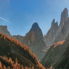 Herbst im Fischleintal bei Sexten / Südtirol