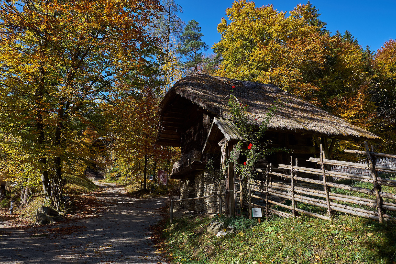 Herbst im Freilichtmuseum Stübing