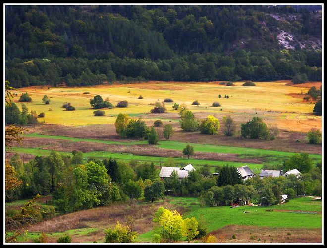 Herbst im Hinterland von Kroatien