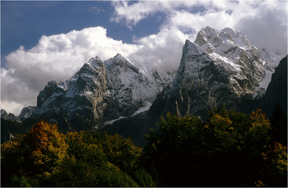 Herbst im Kaisertal mit Wintervorboten