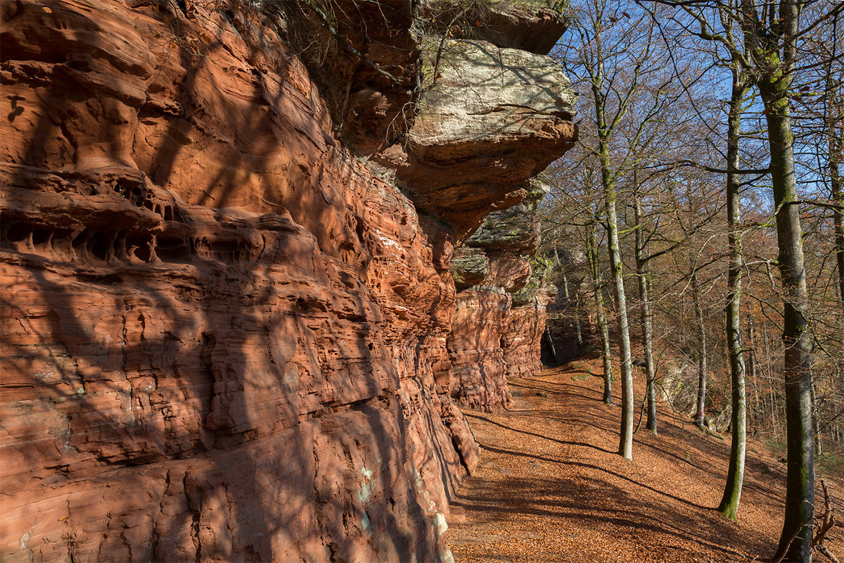 Herbst im Land der "Roten Steine"