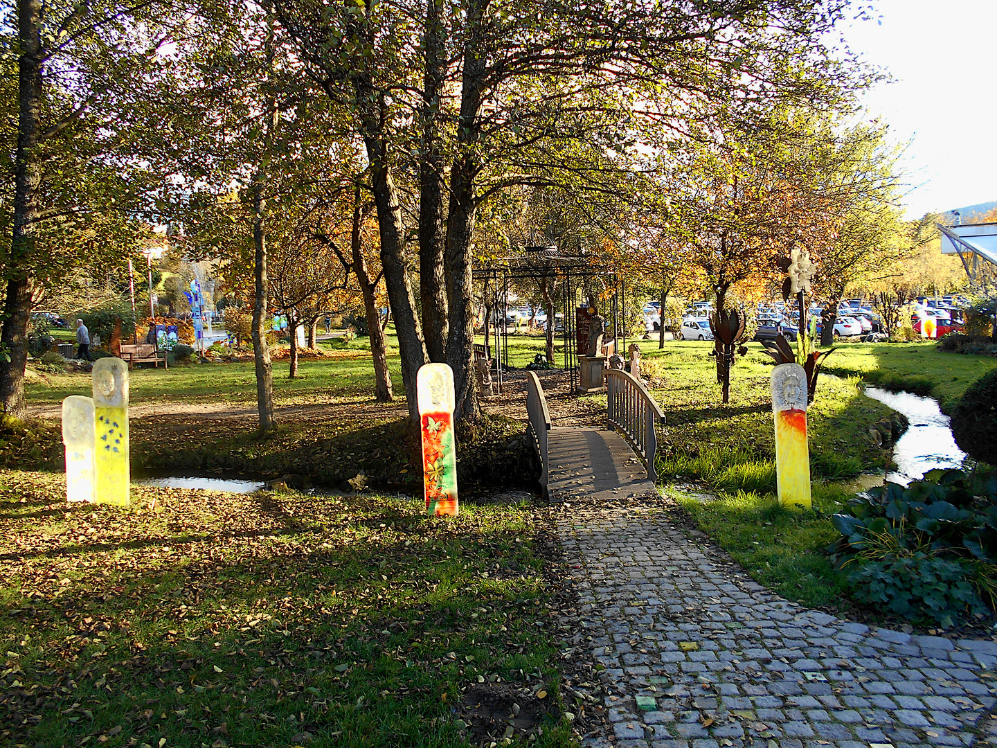 Herbst im Park von Arnbruck