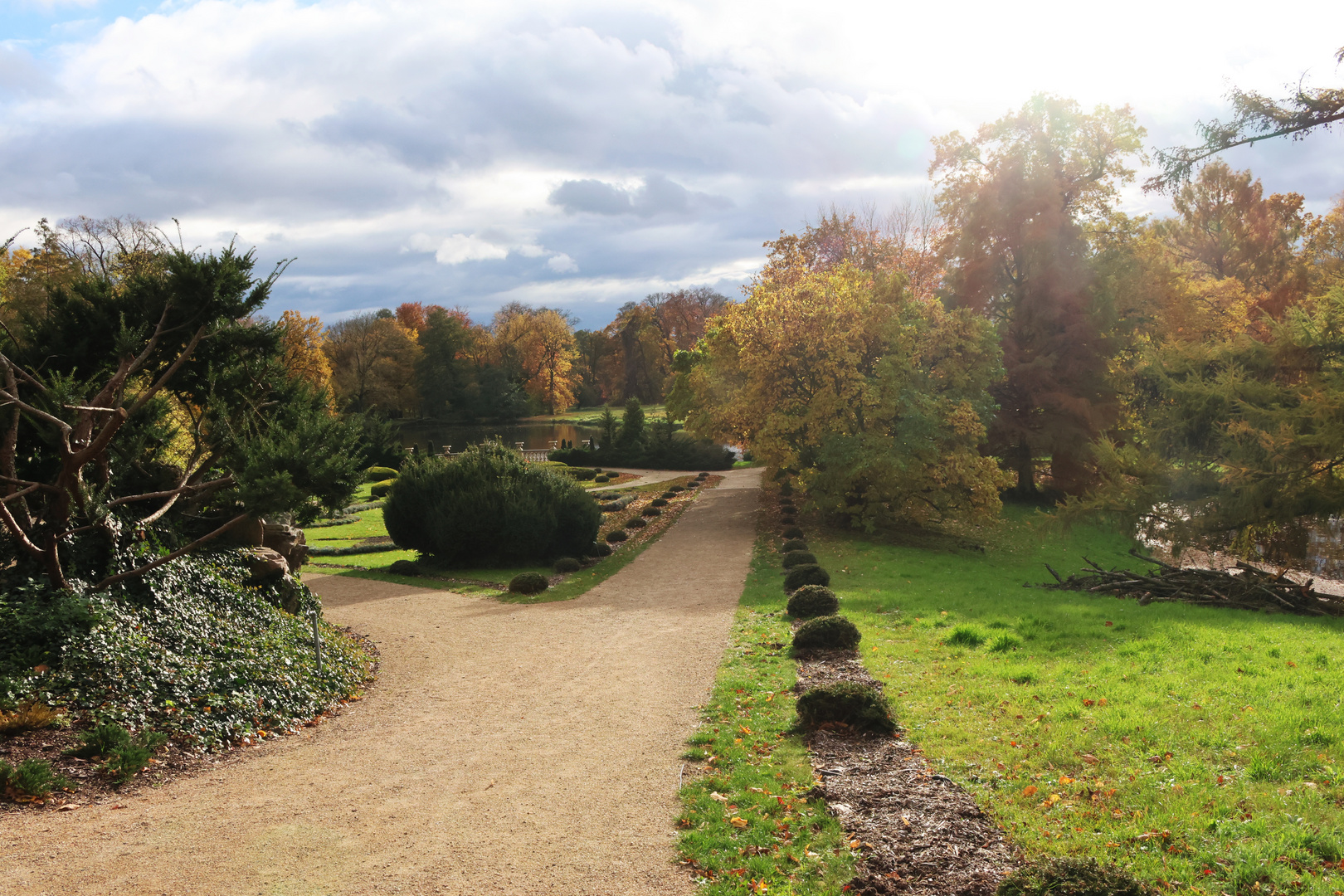 Herbst im Park zum zweiten