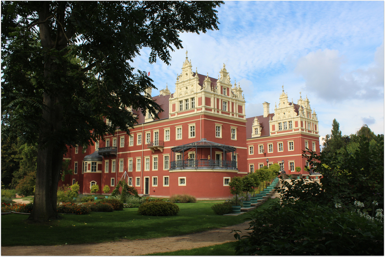 Herbst im Schloßpark in Bad Muskau