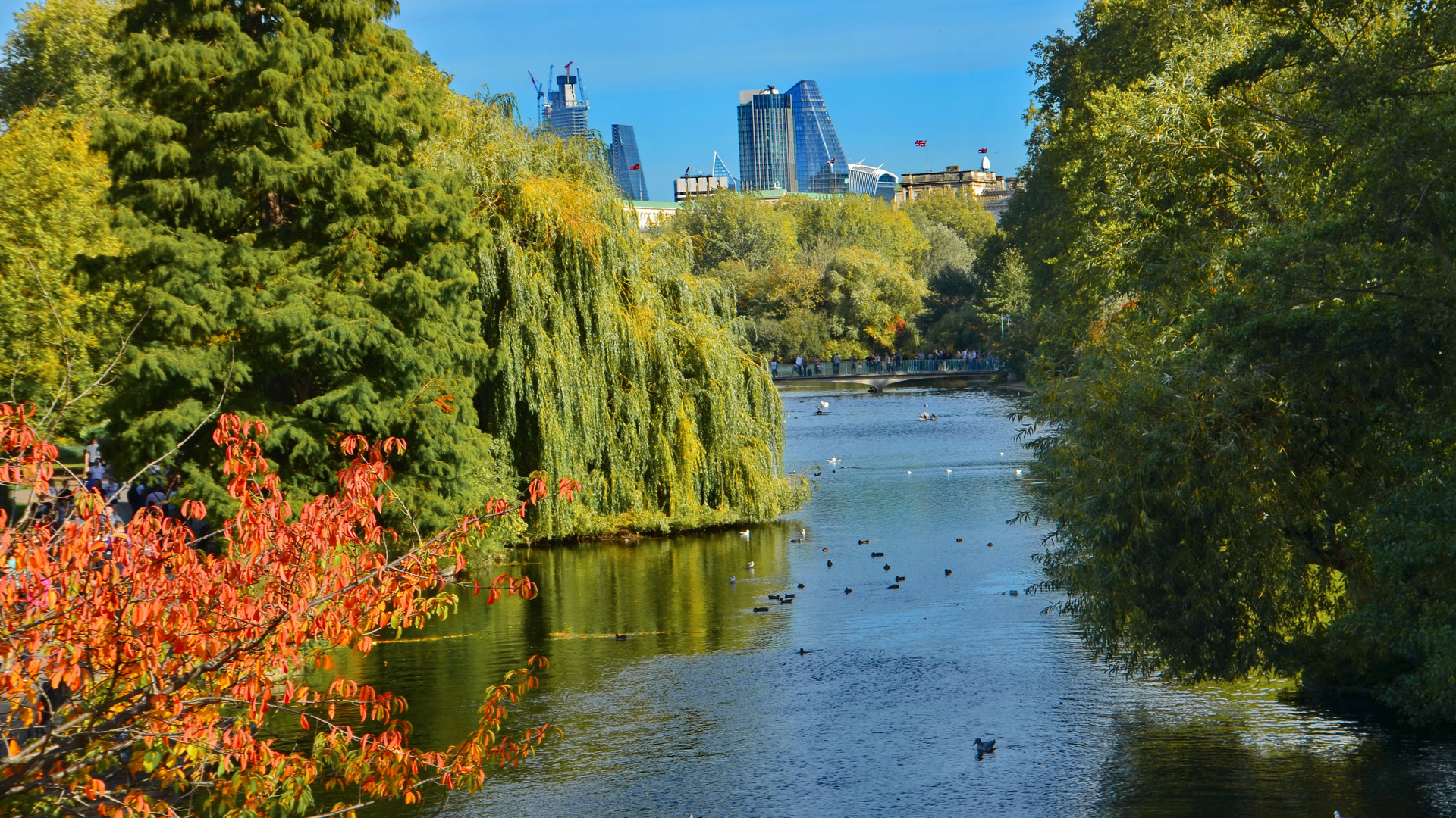 Herbst im St. James Park London