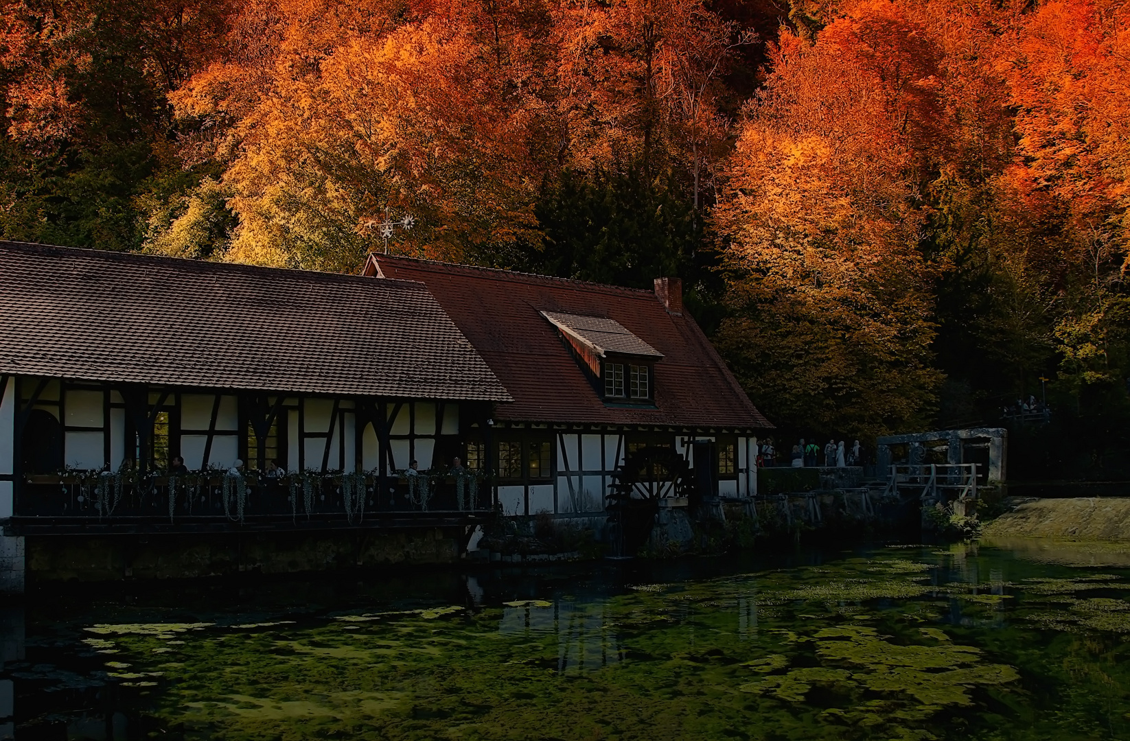 Herbst - Impressionen vom Blautopf -Blaubeuren