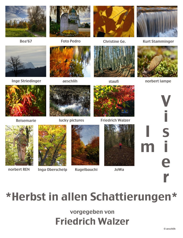 *Herbst in allen Schattierungen* Collage von aeschlih