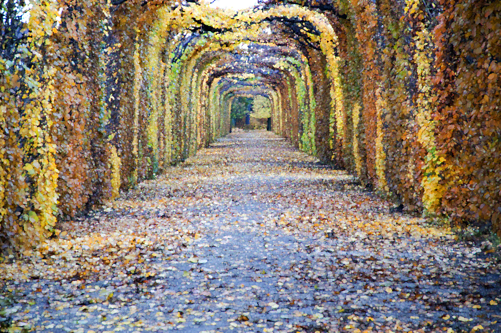 Herbst in Aquarell