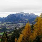 Herbst in Berchtesgaden mit Blick auf den Untersberg